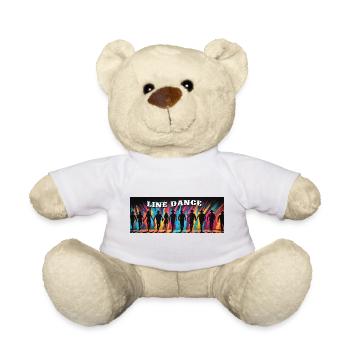 Danse en ligne danse de groupe - Nounours - blanc - Devant