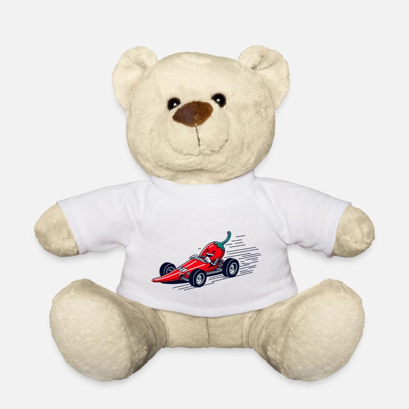 Pepper Power en pole position - Nounours - blanc