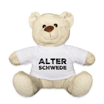 Alter Schwede Lustiger Ausdruck Spruch - Teddy - Weiß - Vorne