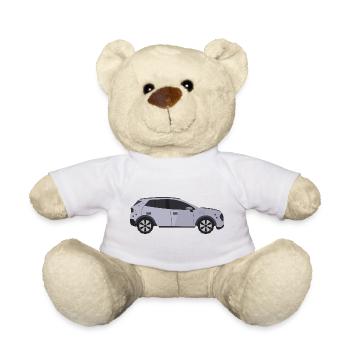 Voiture - Nounours - blanc - Devant