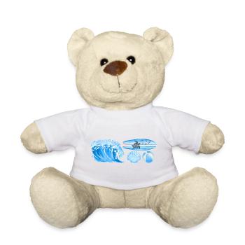 Ocean Vibe - Teddy Bear - white - Front