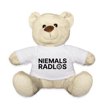 Niemals Radlos - Teddy - Weiß - Vorne