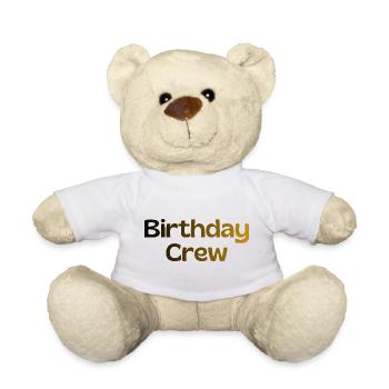 Birthday Crew - Teddy - Weiß - Vorne