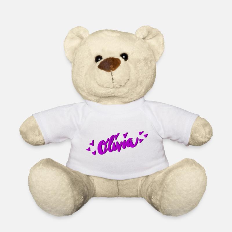 Olivia - Nounours - blanc
