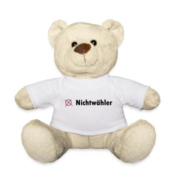 Nichtwähler - Teddy - Weiß - Vorne
