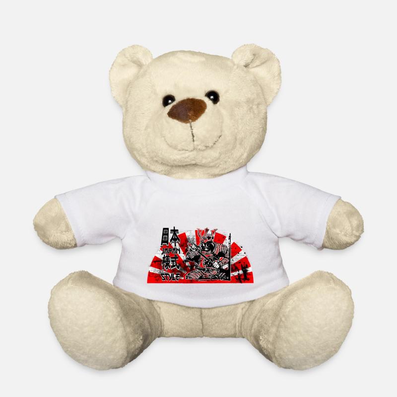 Samurai Japan Style - Teddy Bear - white