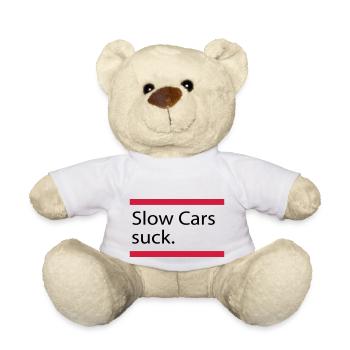 2541614 125408996 car - Teddy Bear - white - Front