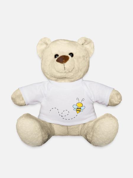 Biene - Teddy - Weiß