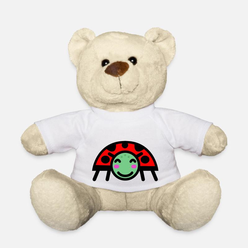 Marienkäfer/Beatle - Teddy - Weiß