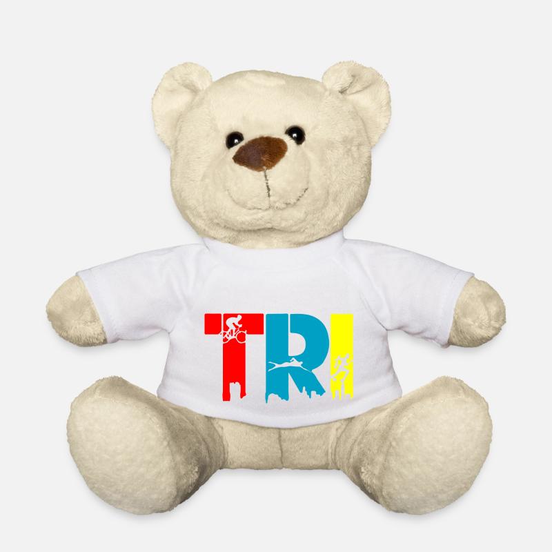 Triathlon - Teddy - Weiß