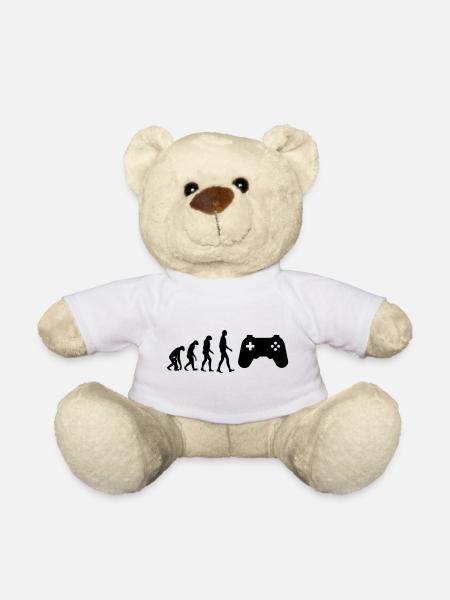 Gamer / Gaming - Teddy - Weiß