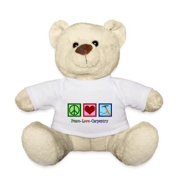 Friedensliebes-Zimmerei - Teddy - Weiß - Vorne