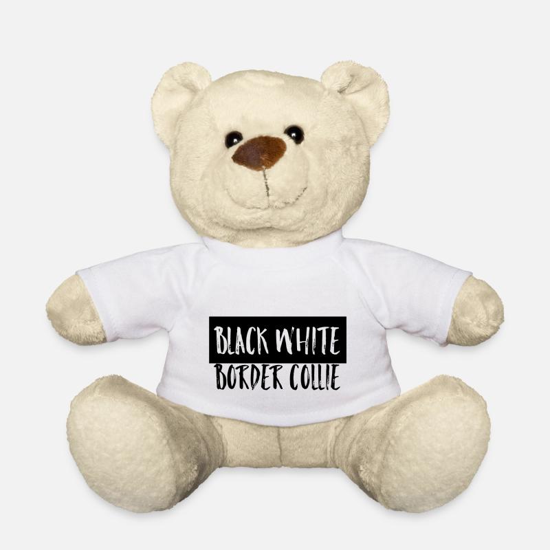 Border collie - Teddy Bear - white