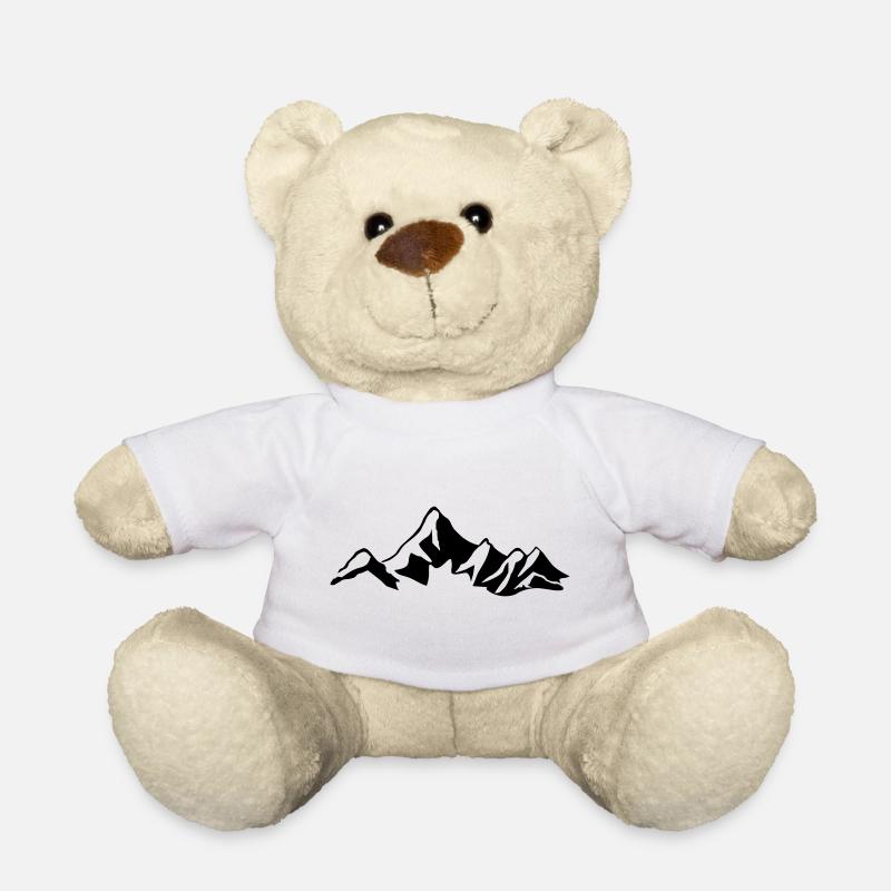 Berg, Berge - Teddy - Weiß