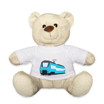 Regionalbahn Zug Lok Eisenbahn Modelleisenbahn - Teddy - Weiß - Vorne