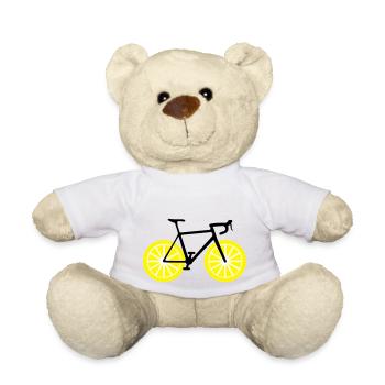 Vélo au citron - Nounours - blanc - Devant