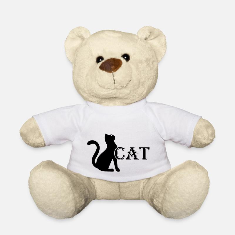Chat Chat - Nounours - blanc
