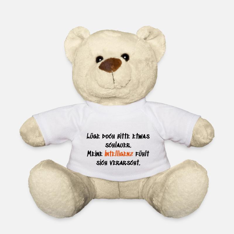 Lüg bitte schlauer - Teddy - Weiß