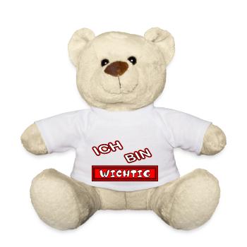 Ich bin wichtig - Teddy - Weiß - Vorne
