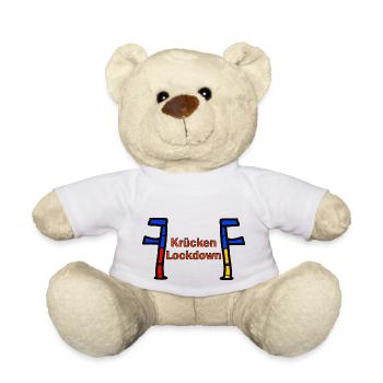 Corona Virus Lockdown Armin Laschet - Teddy - Weiß - Vorne