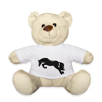 Springpferd - Teddy - Weiß - Vorne