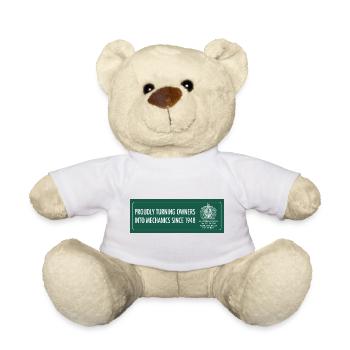 STOLZ DARAUF, BESITZER SEIT 1948 IN MECHANIKER ZU VERWANDELN - Teddy - Weiß - Vorne