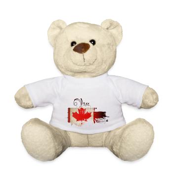 Kanada Vintage - Teddy - Weiß - Vorne