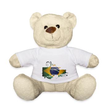 Brésil Vintage - Nounours - blanc - Devant