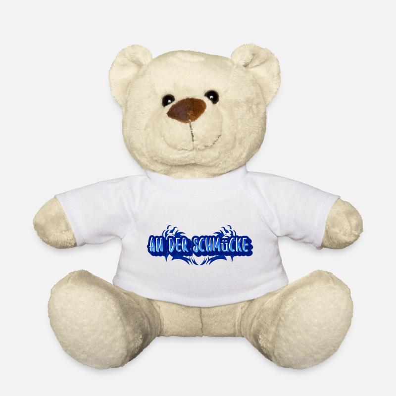 Aufdruck An der Schmücke - Teddy - Weiß