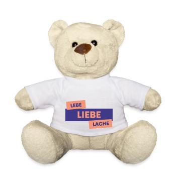 LEBE!LIEBE!LACHE! - Teddy - Weiß - Vorne
