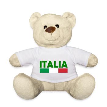 Italy - Teddy Bear - white - Front