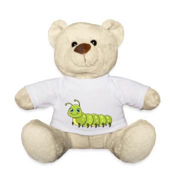 Caterpillar - Teddy Bear - white - Front