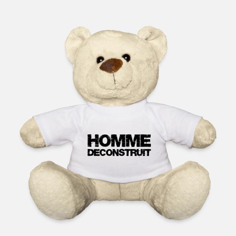 Homme déconstruit - Nounours - blanc