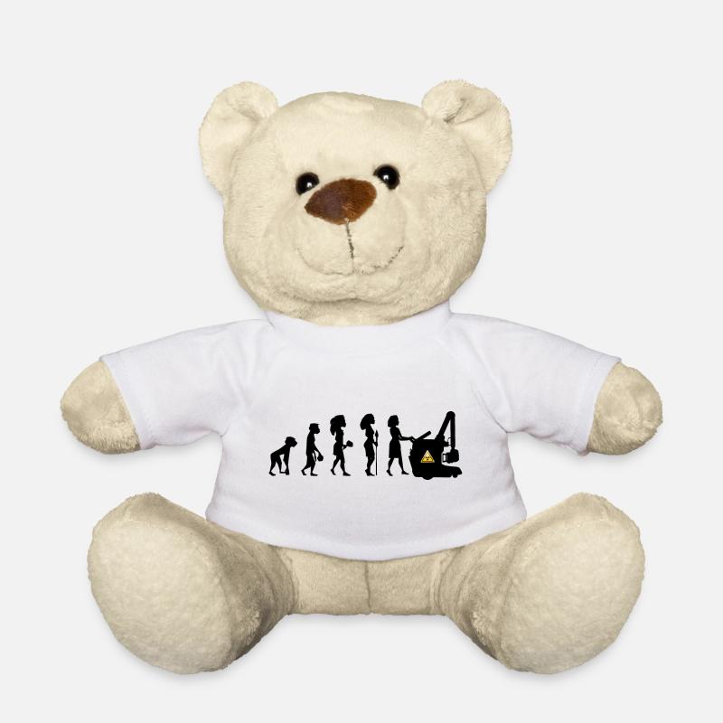 Humor Evolution Manip Mobilfunk Radiologie - Teddy - Weiß