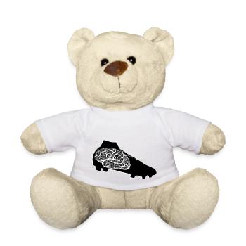 Chaussure de football avec cerveau BRAIN SOCCER - Nounours - blanc - Devant
