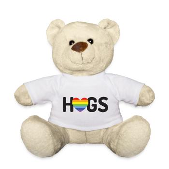 LGBT-Umarmungen - Teddy - Weiß - Vorne