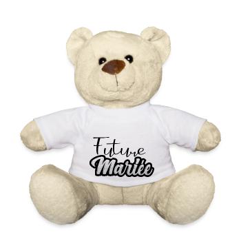 future mariée - evjf - mariage - Nounours - blanc - Devant