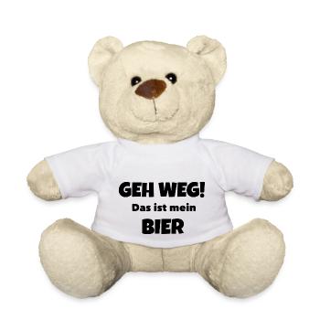 Mein Bier! - Teddy - Weiß - Vorne