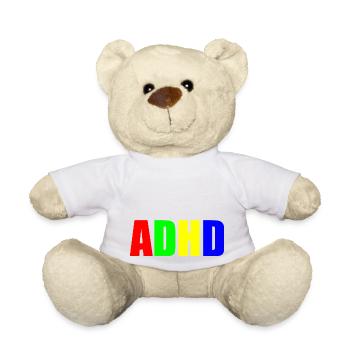 citation TDAH - Nounours - blanc - Devant