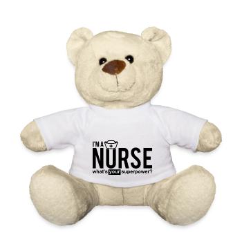 Infirmier - Nounours - blanc - Devant