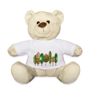Arbre - Nounours - blanc - Devant