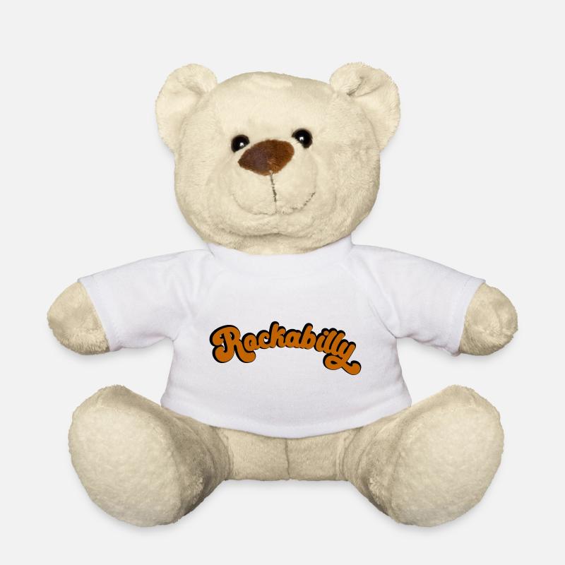 Rockabilly Retro Design in Vintage Art - Teddy - Weiß