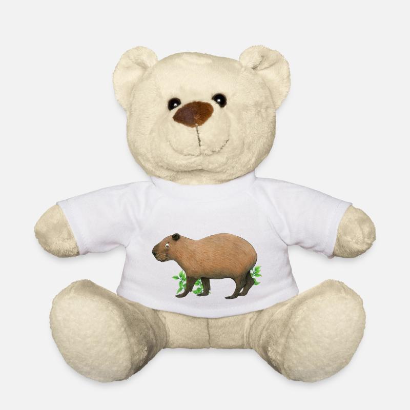 lustiges Capybara - Teddy - Weiß