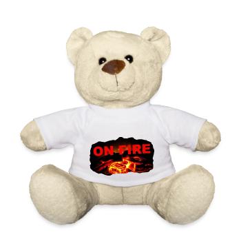 ZoffArt ON FIRE - Teddy - Weiß - Vorne