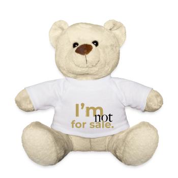 I'm not for sale - Quote - Teddy - Weiß - Vorne