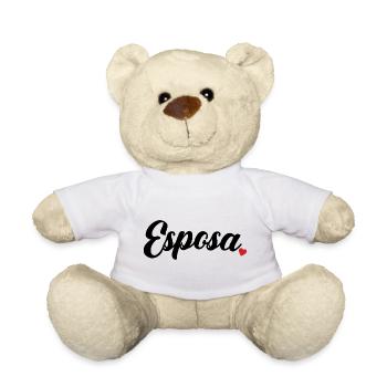 Esposa Cute Wife To Be Bride Couple Wedding Gift - Teddy Bear - white - Front