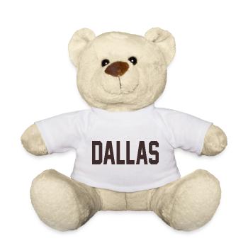 Coat of arms of Dallas on dresses - Teddy Bear - white - Front