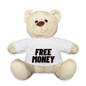 Money - Teddy Bear - white - Front
