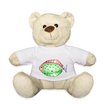 Fisch - Teddy - Weiß - Vorne
