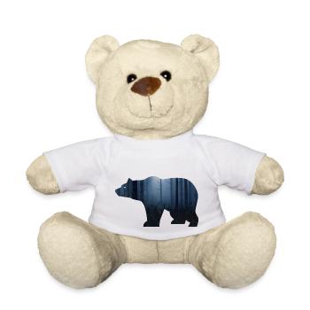 Adventure Travel Hiking Mountain - Teddy Bear - white - Front